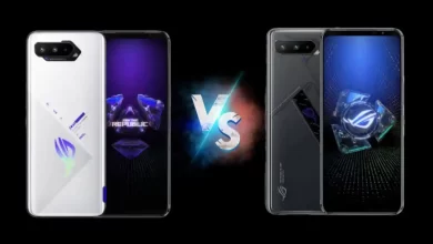 Comparación entre dos teléfonos, Asus Rog Phone 5 y Asus Rog Phone 5 Pro