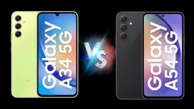 Samsung Galaxy A54 vs Samsung Galaxy A34 comparison